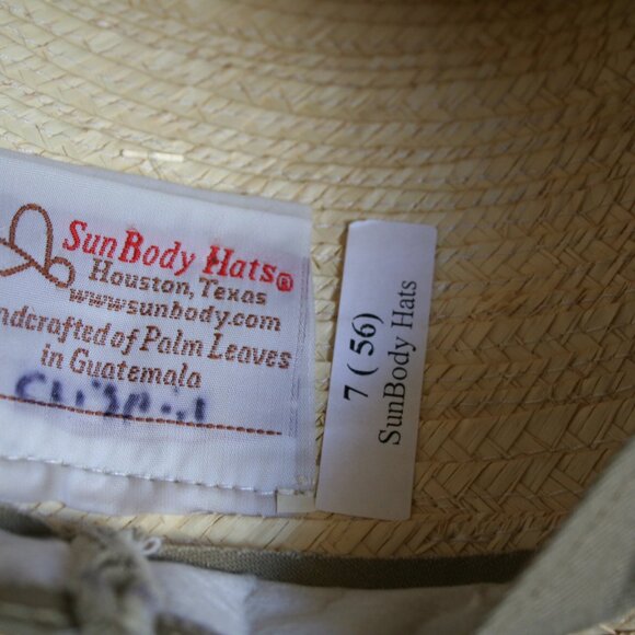 Sun Body Reata Hat 7 (56) Woven Straw Purple Ribbon main image 9